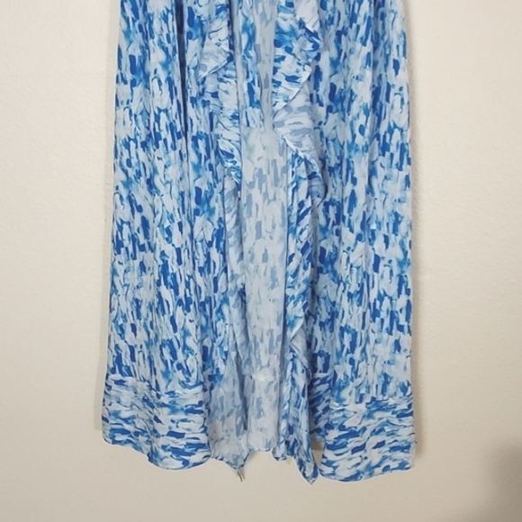 MELISSA ODABASH Brianna Kaftan Waterfall Beach Coverup Dress Size Small - Picture 4 of 15